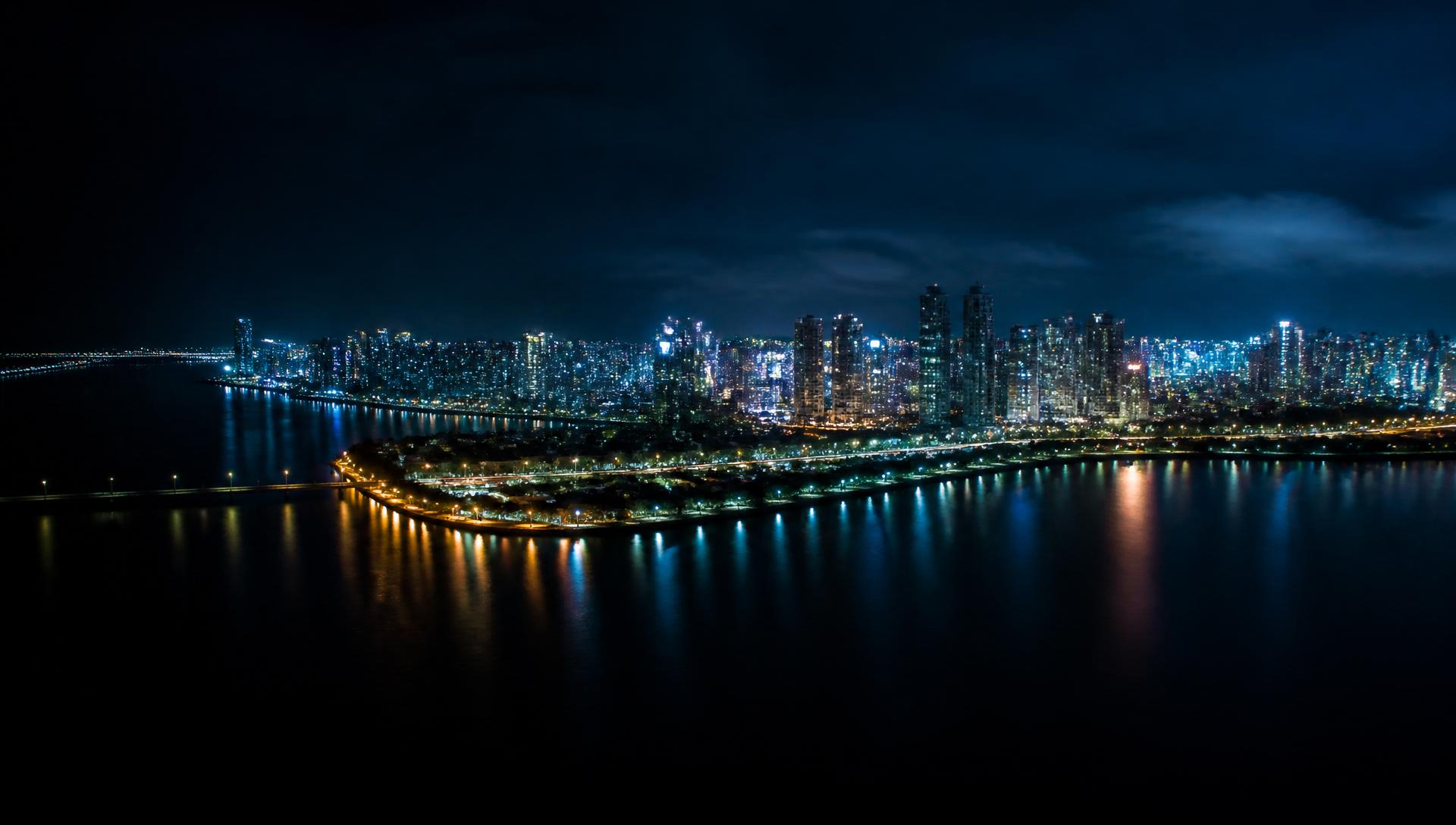 Skyline de Recife à noite